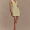 Oli Sleeveless Mini Dress – Lemon Oli Sleeveless Mini Dress – Lemon