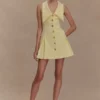 Oli Sleeveless Mini Dress – Lemon Oli Sleeveless Mini Dress – Lemon