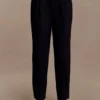 Olie Barrel Leg Suiting Pants – Black Olie Barrel Leg Suiting Pants – Black