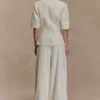 Opal Puff Sleeve Suiting Top – Ivory Opal Puff Sleeve Suiting Top – Ivory