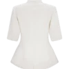 Opal Puff Sleeve Suiting Top – Ivory Opal Puff Sleeve Suiting Top – Ivory