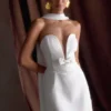 Orellia Strapless Suiting Mini Dress – Ivory Orellia Strapless Suiting Mini Dress – Ivory