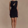 Oria Chiffon Mini Dress – Black Oria Chiffon Mini Dress – Black