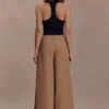 Owen Draped Wide Leg Pants – Mocha Owen Draped Wide Leg Pants – Mocha