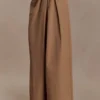 Owen Draped Wide Leg Pants – Mocha Owen Draped Wide Leg Pants – Mocha