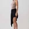Peregrine Modal Gathered Halter Top – Neutral