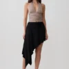Peregrine Modal Gathered Halter Top – Neutral