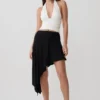 Peregrine Modal Gathered Halter Top – White