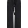 Perrie Mid Rise Straight Leg Tie Jeans – Washed Black