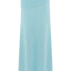 Petra Ruched Knit Maxi Skirt – Light Blue Petra Ruched Knit Maxi Skirt – Light Blue