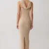 Phi Multi-Wear Cowl Diamante Maxi Dress – Gold Phi Multi-Wear Cowl Diamante Maxi Dress – Gold
