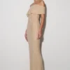 Phi Multi-Wear Cowl Diamante Maxi Dress – Gold Phi Multi-Wear Cowl Diamante Maxi Dress – Gold