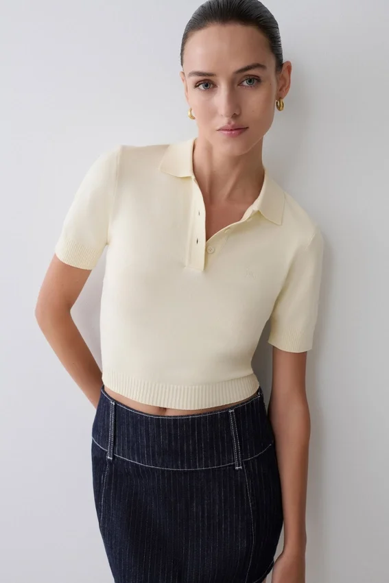 Philly Knit Button Up Top – Ivory Philly Knit Button Up Top – Ivory