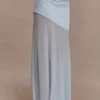 Portia Scuba And Mesh Maxi Skirt – Pale Blue Portia Scuba And Mesh Maxi Skirt – Pale Blue