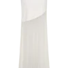 Portia Scuba And Mesh Maxi Skirt – White Portia Scuba And Mesh Maxi Skirt – White