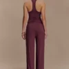 Ramona Modal Straight Leg Pant – Mahogany
