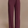 Ramona Modal Straight Leg Pant – Mahogany