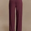 Ramona Modal Straight Leg Pant – Mahogany