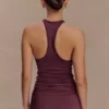 Ramona Modal Tank Top With Hardware – Mahogany