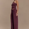 Ramona Modal Tank Top With Hardware – Mahogany