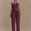 Ramona Modal Tank Top With Hardware – Mahogany