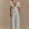Rayne Wide Leg Denim Jeans – White Rayne Wide Leg Denim Jeans – White