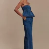 Rayne Wide Leg Denim Jeans – 90’S Blue