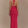 Reece Halter Knit Maxi Dress – Dragonfruit Reece Halter Knit Maxi Dress – Dragonfruit