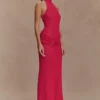 Reece Halter Knit Maxi Dress – Dragonfruit Reece Halter Knit Maxi Dress – Dragonfruit