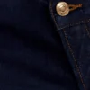 Remington V Front Straight Leg Jeans – Indigo Blue