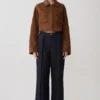 Remy Faux Suede & Leather Collared Jacket – Tan Remy Faux Suede & Leather Collared Jacket – Tan