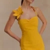 Reyes Cotton Floral Mini Dress – Butterscotch Reyes Cotton Floral Mini Dress – Butterscotch