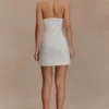Reyes Cotton Floral Mini Dress – White Reyes Cotton Floral Mini Dress – White