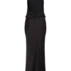 Rinna Satin Halter Maxi Dress – Black Rinna Satin Halter Maxi Dress – Black