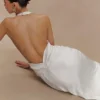 Rinna Satin Halter Maxi Dress – Ivory Rinna Satin Halter Maxi Dress – Ivory