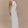 Rinna Satin Halter Maxi Dress – Ivory Rinna Satin Halter Maxi Dress – Ivory