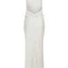Rinna Satin Halter Maxi Dress – Ivory Rinna Satin Halter Maxi Dress – Ivory