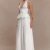 River Halter Neck Sleeveless Top – White River Halter Neck Sleeveless Top – White