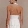 River Halter Neck Sleeveless Top – White River Halter Neck Sleeveless Top – White