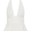 River Halter Neck Sleeveless Top – White River Halter Neck Sleeveless Top – White