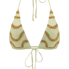 Robyn Beaded Triangle Bikini Top – Sage Robyn Beaded Triangle Bikini Top – Sage