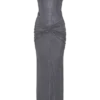 Roisin Diamante Maxi Dress – Gunmetal Roisin Diamante Maxi Dress – Gunmetal