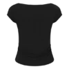 Romana Short Sleeve Mesh Top – Black