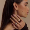 Romeo 3 Stack Ring Set – Silver