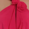 Rosalia Cowl Neck Maxi Dress – Raspberry
