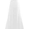 Rosella Satin Strapless Maxi Dress – White Rosella Satin Strapless Maxi Dress – White