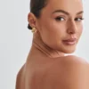 Rowan Knotted Earrings – Gold