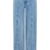 Roy Mid Rise Wide Leg Denim Jeans – Classic Blue