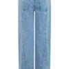 Roy Mid Rise Wide Leg Denim Jeans – Classic Blue