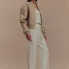 Rudy Suede Bomber Jacket – Sand Rudy Suede Bomber Jacket – Sand